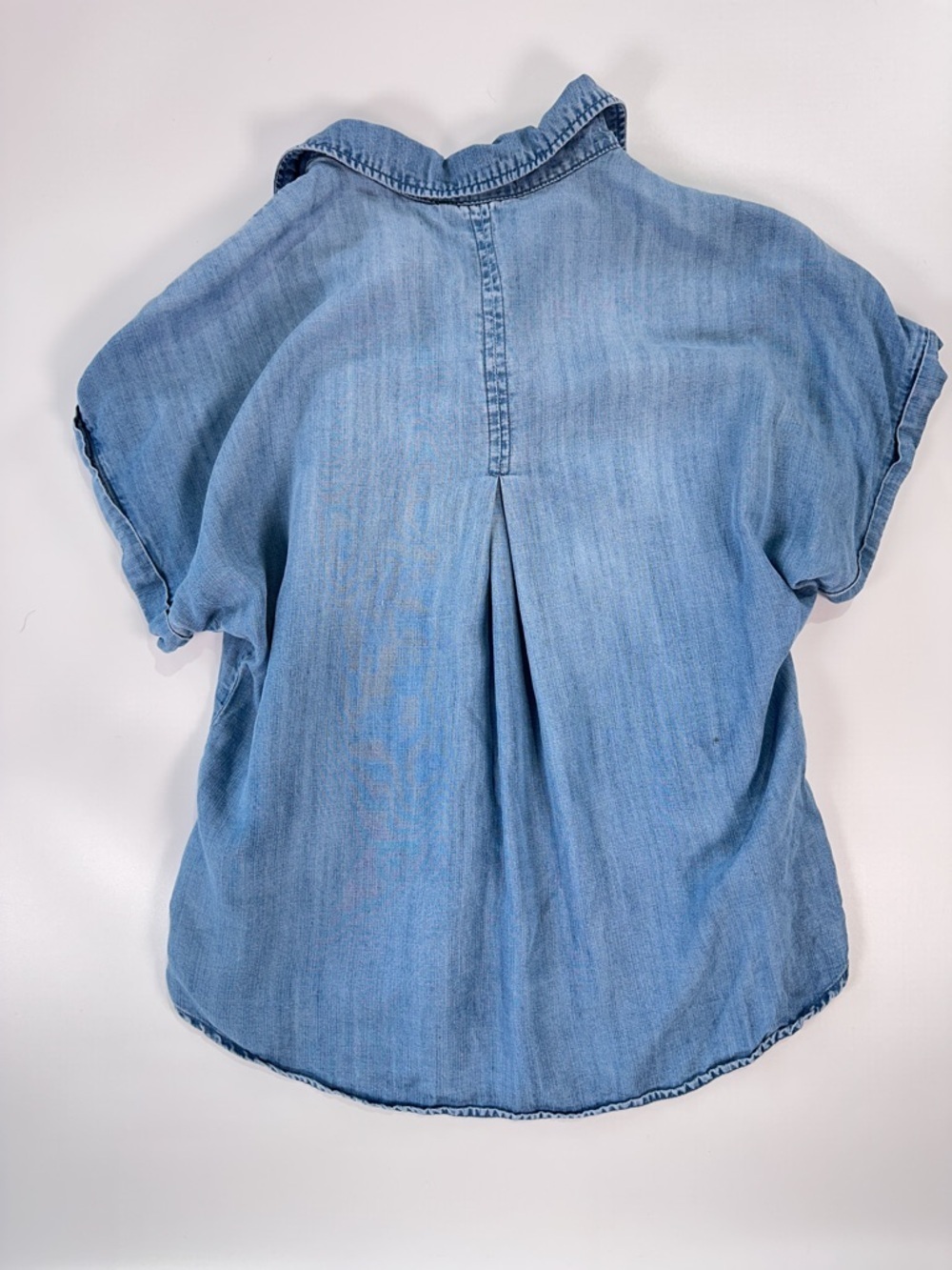 cloth & stone Light Blue Denim Button-Down Shirt - Picture 7 of 10